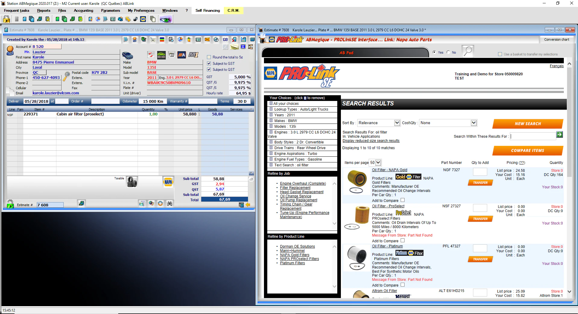 screenshot of AB Magique